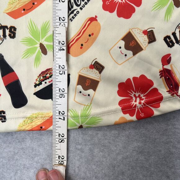 San Francisco Giants Hawaiian Foodie Shirt Size Medium 2023 SGA Aloha Coca Cola - Picture 6 of 7